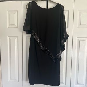 Black cocktail dress